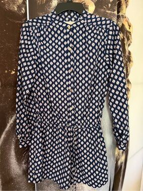 Michael Kors Ikat Button-Front Dress